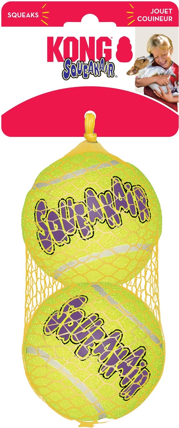 KONG Squeakair Balls Packs Dog Toy, Large