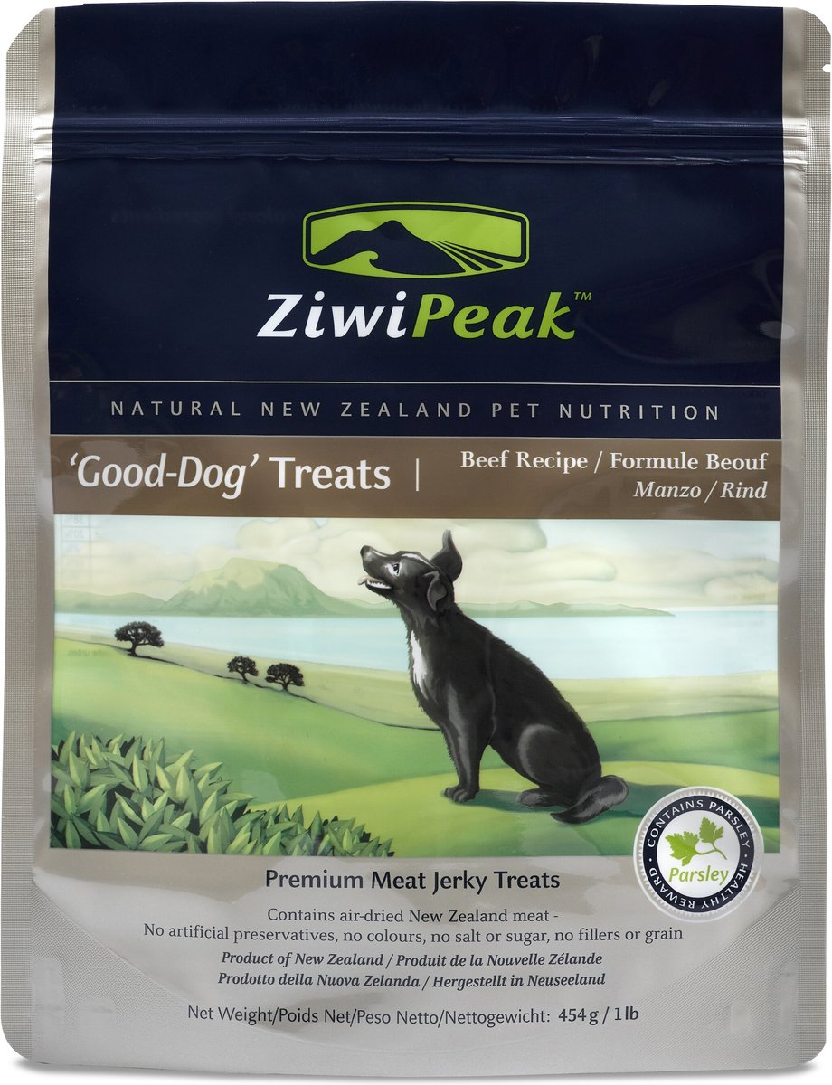 ZIWI Good Dog Rewards AirDried Beef Dog Treats, 1lb pouch