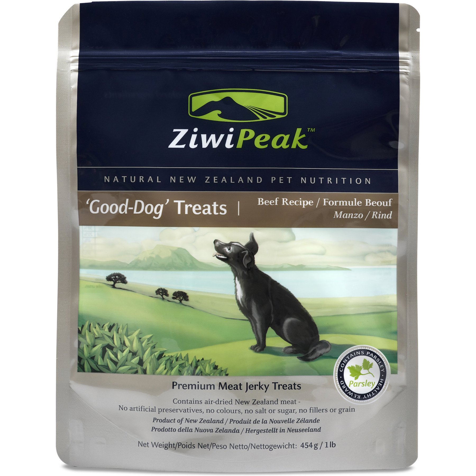 ZIWI Good Dog Rewards AirDried Beef Dog Treats, 1lb pouch