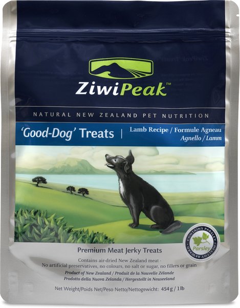 ZIWI Good Dog Rewards Air-Dried Lamb Dog Treats, 1-lb pouch slide 1 of 3