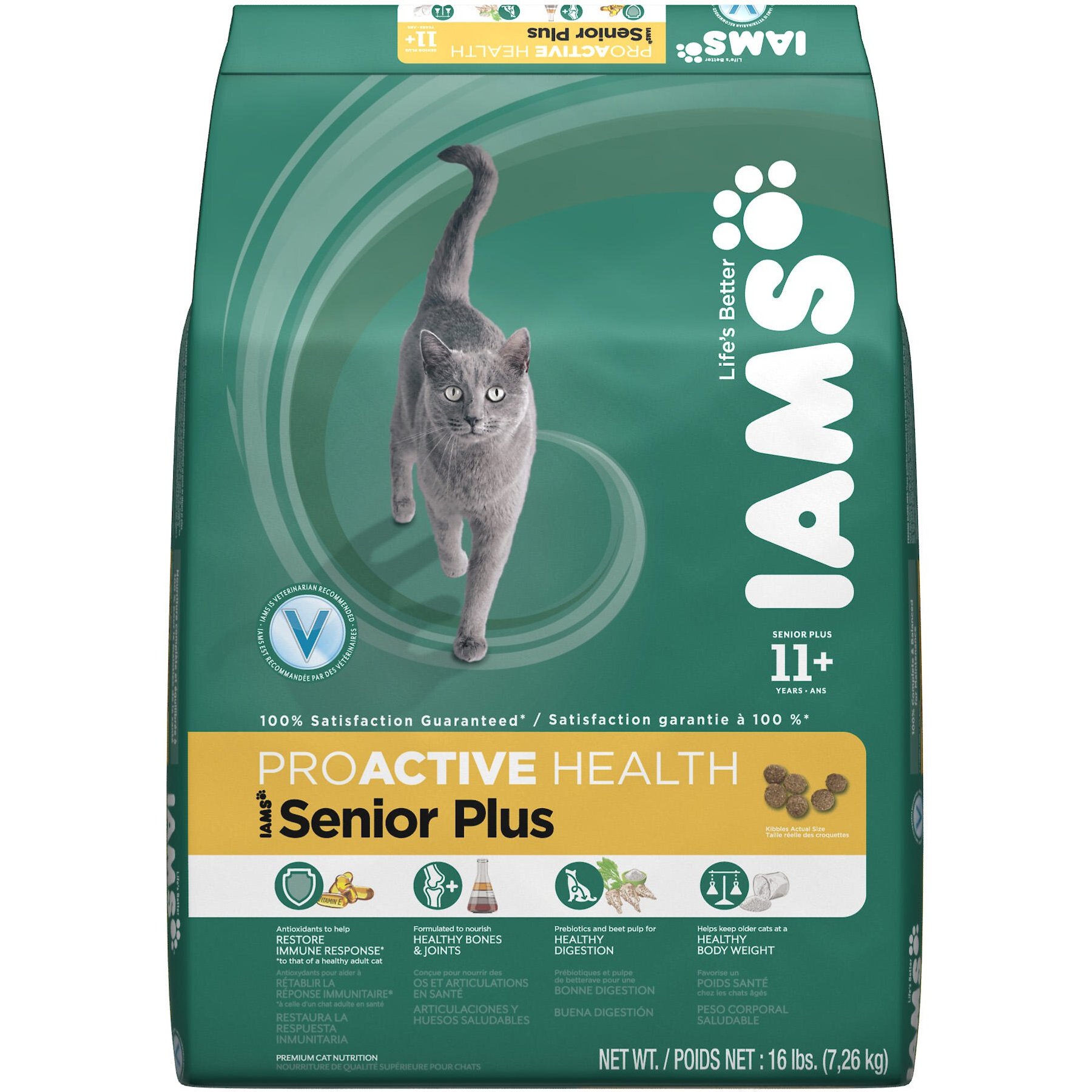 Iams healthy senior cat best sale