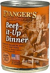 Evanger's Classic Recipes Beef it Up Dinner Grain-Free Canned Cat Food, 12.5-oz, case of 12