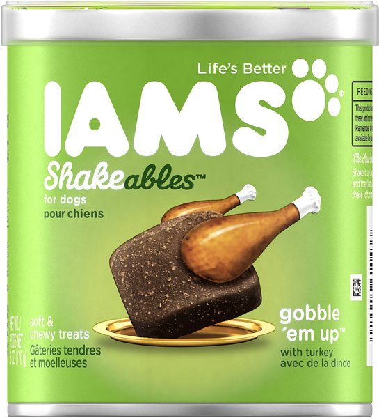 Discontinued IAMS Shakeables Gobble 'em Up with Turkey Soft & Chewy