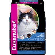 eukanuba hairball control cat food