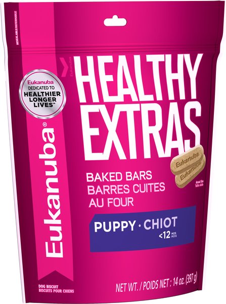 Eukanuba Healthy Extras 1-12 Month Puppy Growth Dog Biscuits Eukanuba Healthy Extras 1-12 Month Puppy Growth Dog Biscuits