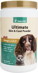 NaturVet Ultimate Powder Skin & Coat Supplement for Cats & Dogs, 14-oz bottle slide 1 of 2