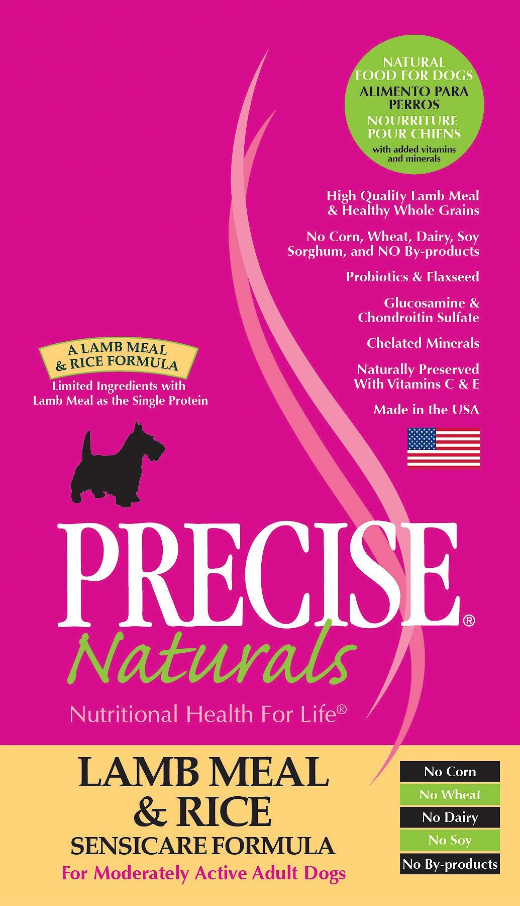 PRECISE NATURALS Lamb Meal Rice Sensicare Formula Dry Dog Food