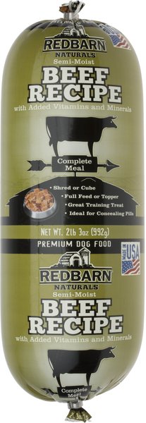 Redbarn Naturals Beef Recipe Dog Food Roll, 2-lb 3-oz roll slide 1 of 5