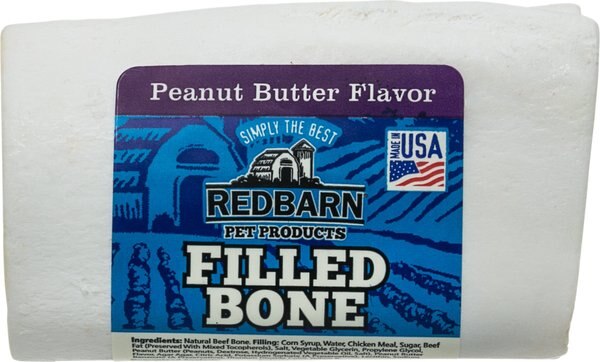 Redbarn Small Peanut Butter Filled Bones Dog Treats, 2.5-in chew, 1 count slide 1 of 8