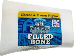 Redbarn Small Cheese n' Bacon Filled Bones Dog Treats, 2.5-in chew, 1 count