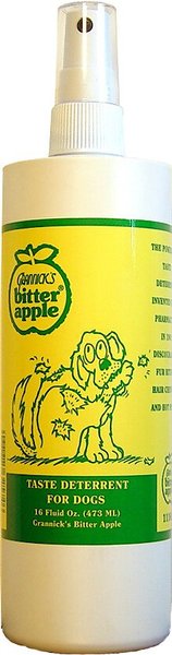 Grannick's Bitter Apple Original Taste Deterrent Dog Spray, 16-oz slide 1 of 5