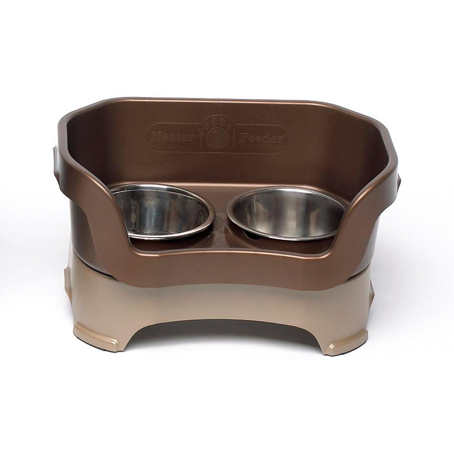 New Version Available NEATER PETS Feeder Elevated Dog Bowls Bronze 3.5 cup 5 cup Chewy