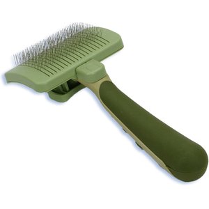 Safari Self-Cleaning Slicker Brush for Dogs, Medium