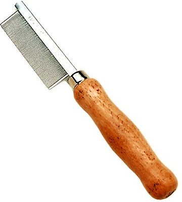 SAFARI Wood Handle Flea Comb for Dogs Chewy