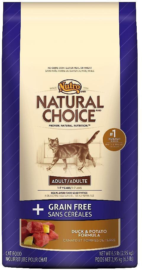 NUTRO Natural Choice Grain Free Adult Duck Potato Formula Dry