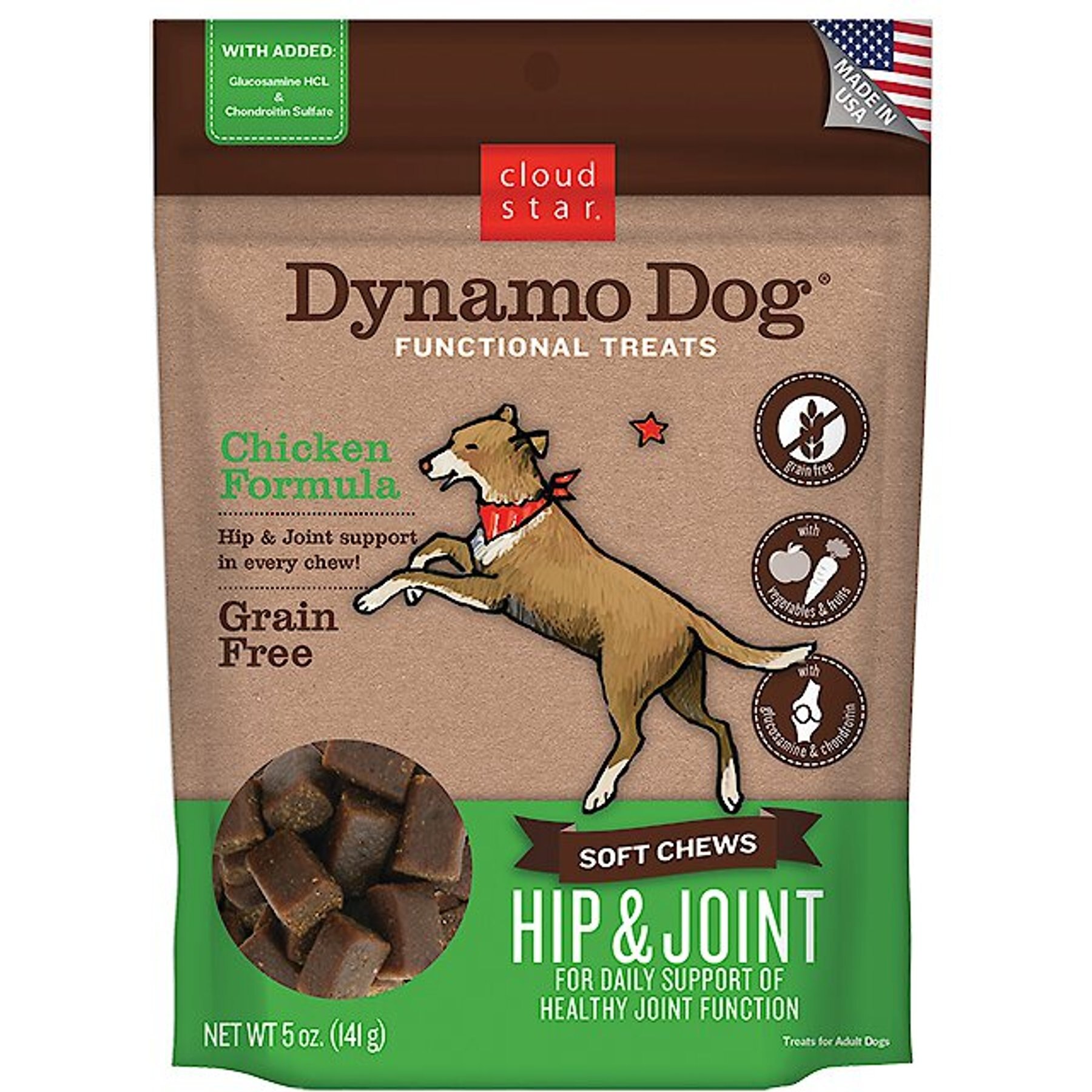 Cloud Star Dynamo Dog Breath Dental Bones Adult Dog Treats