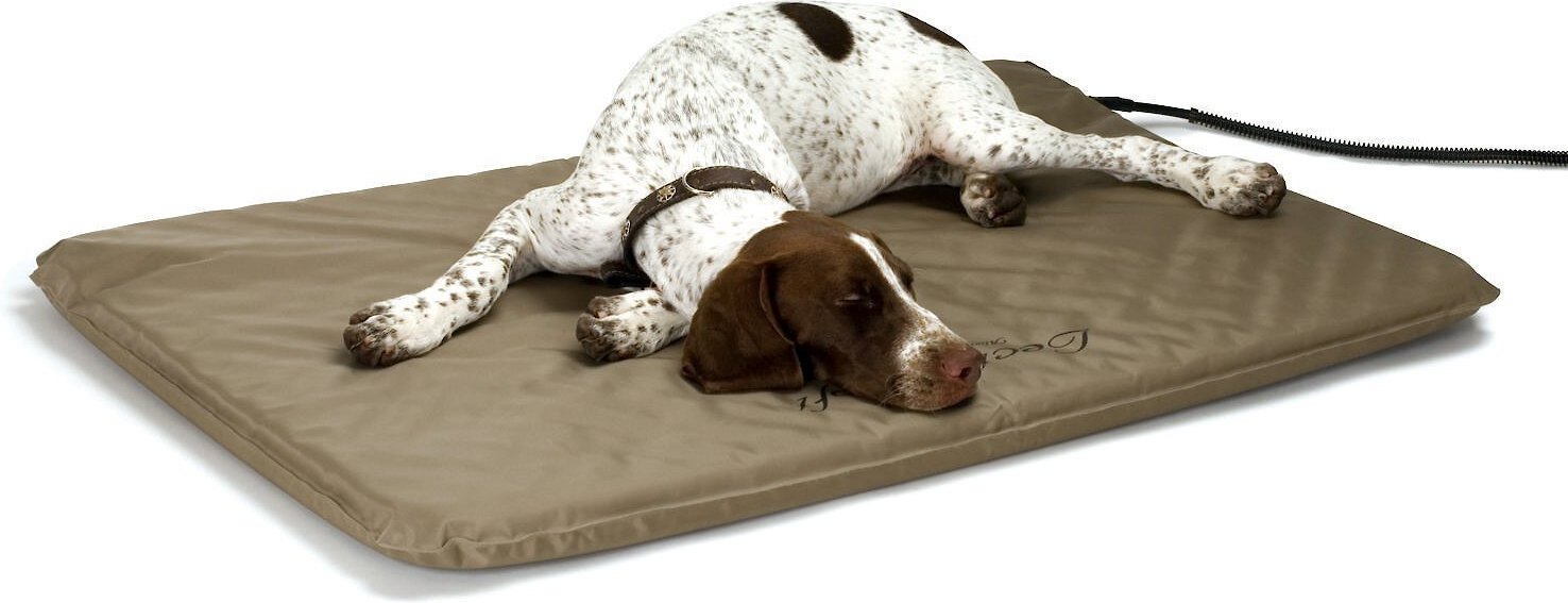 Ku0026H PET PRODUCTS Lectro-Soft Outdoor Heated Pad, Brown, Large - Chewy.com