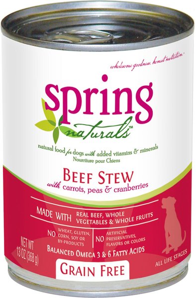 Spring Naturals Beef Dinner with Chickpeas, Quinoa & Berries Canned Dog Food