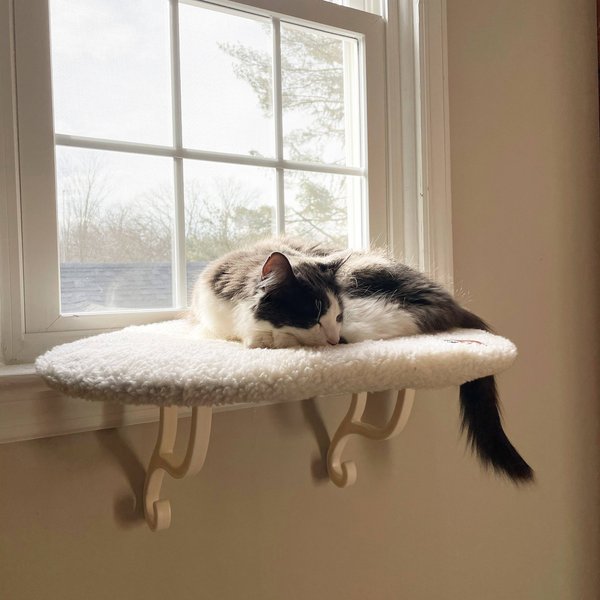 K&H Pet Products Kitty Sill Cat Window Perch, Tan slide 1 of 12