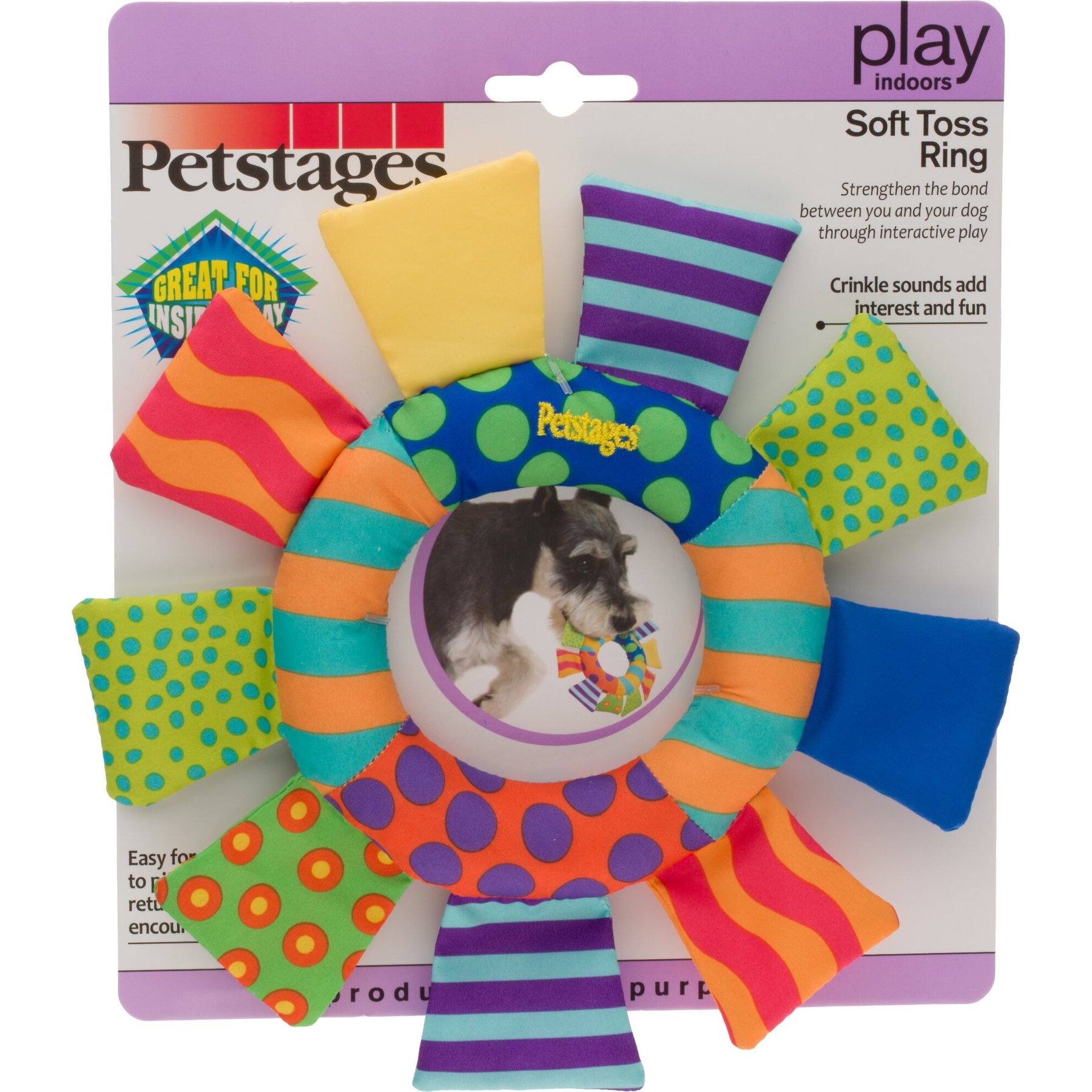 Petstages soft toss sales ring toy