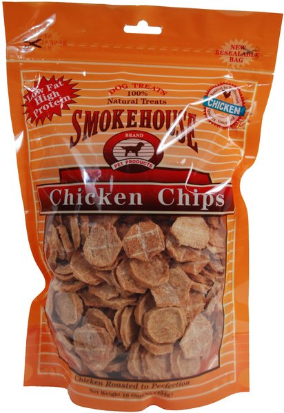 Smokehouse Small Chicken Chips Dog Treats, 16-oz bag slide 1 of 5