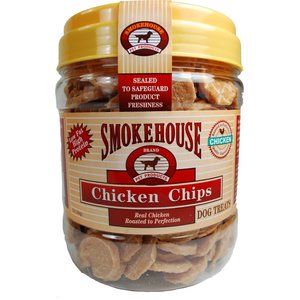 Smokehouse Small Chicken Chips Dog Treats, 1-lb