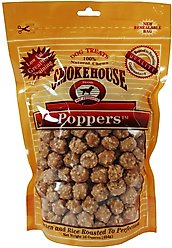 Smokehouse Chicken Poppers Dog Treats, 16-oz bag slide 1 of 5