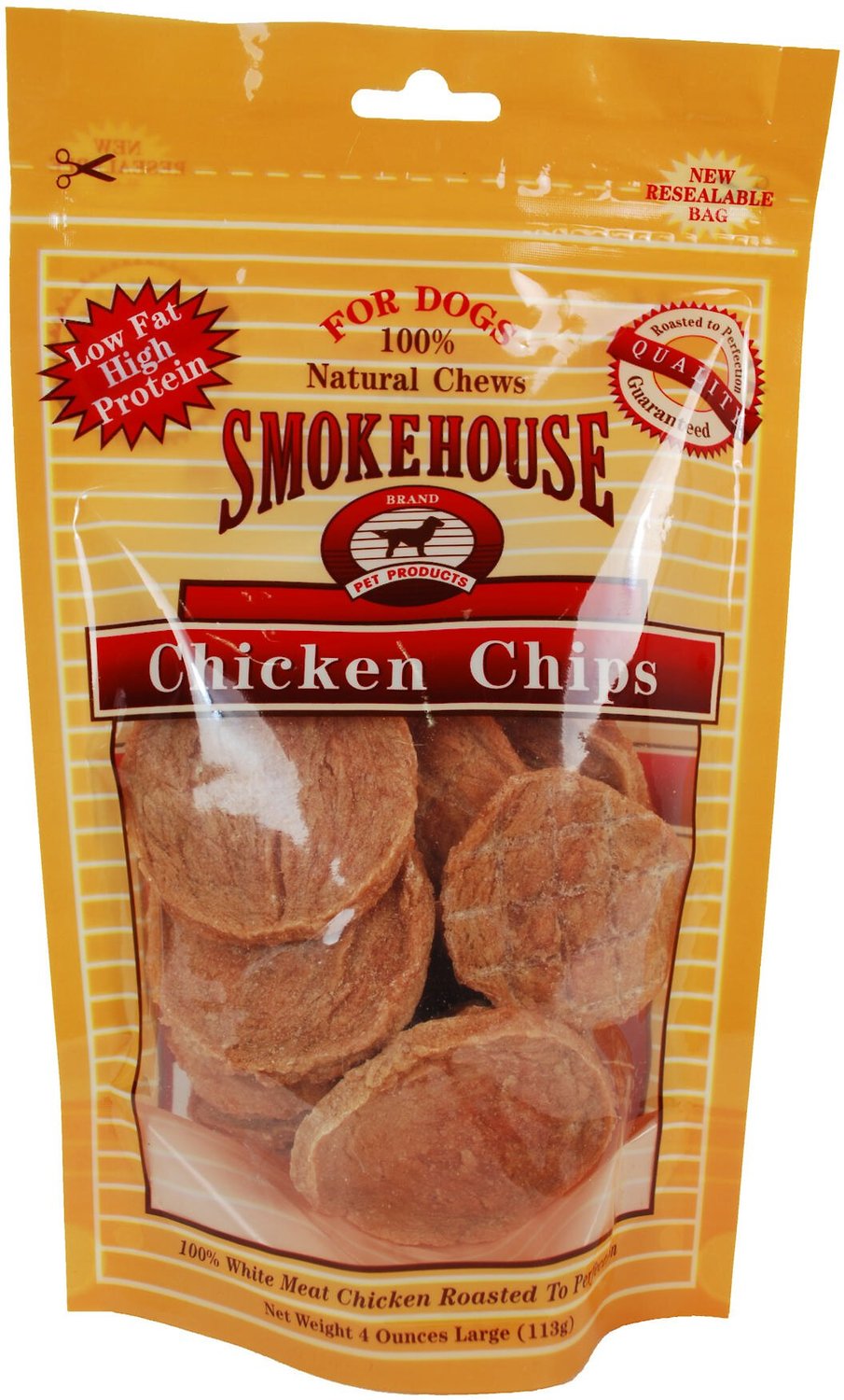 smokehouse chicken chips dog treats