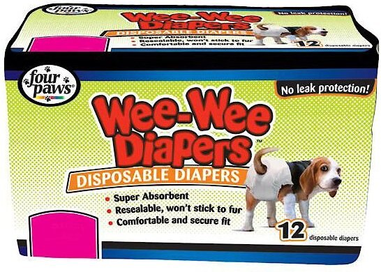 four paws wee wee diapers