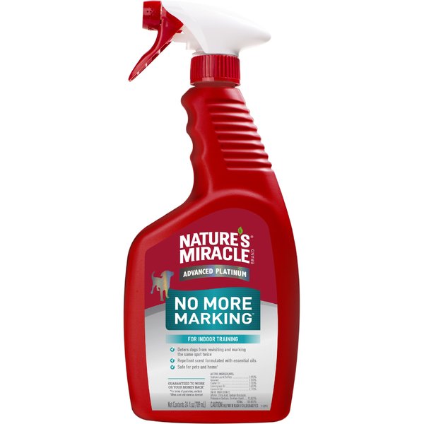 NATURE'S MIRACLE No More Marking Pet Stain & Odor Remover, 24oz bottle