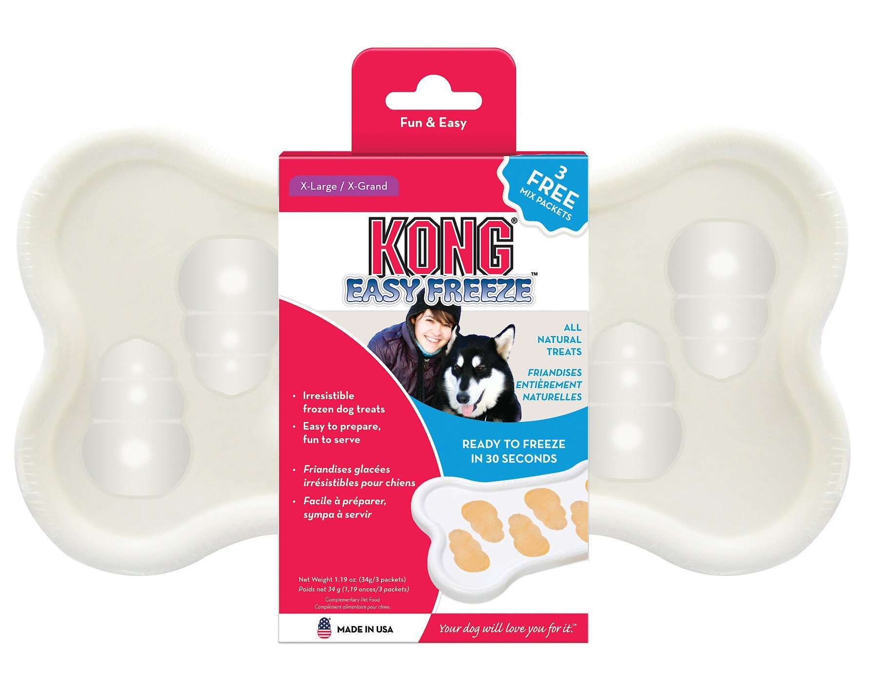 Kong easy shop freeze tray