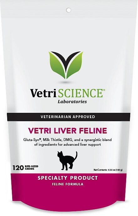 VetriScience Vetri-Liver Feline Bite-Sized Cat Chews