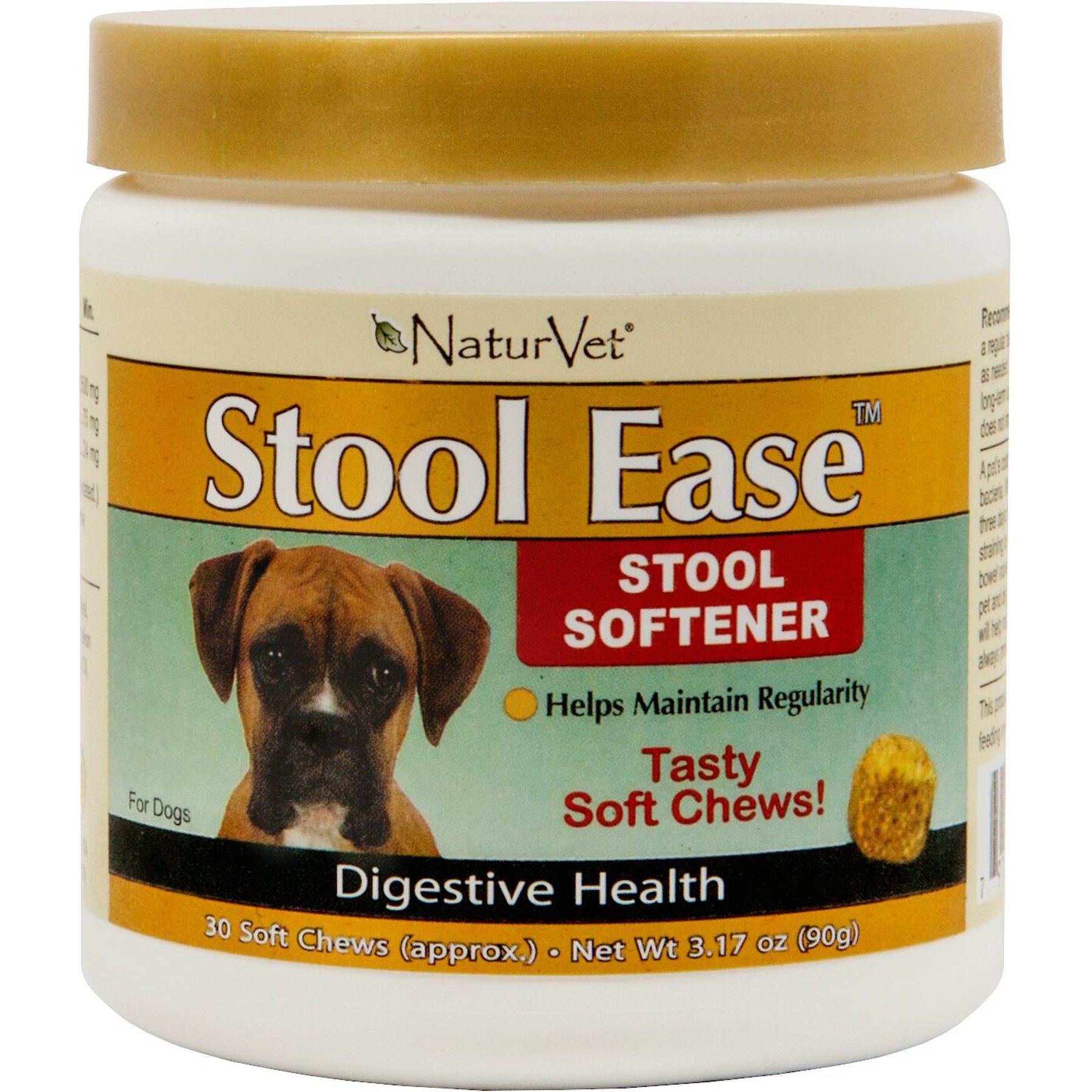 NATURVET Stool Ease Soft Chews Digestive Supplement for Dogs 40 count Chewy