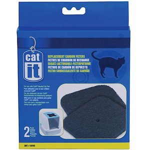 Catit Hooded Cat Pan Replacement Carbon Filters, 2 count