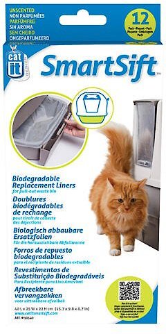 Catit Design SmartSift Biodegradable Replacement Liners, For pull-out bin slide 1 of 5
