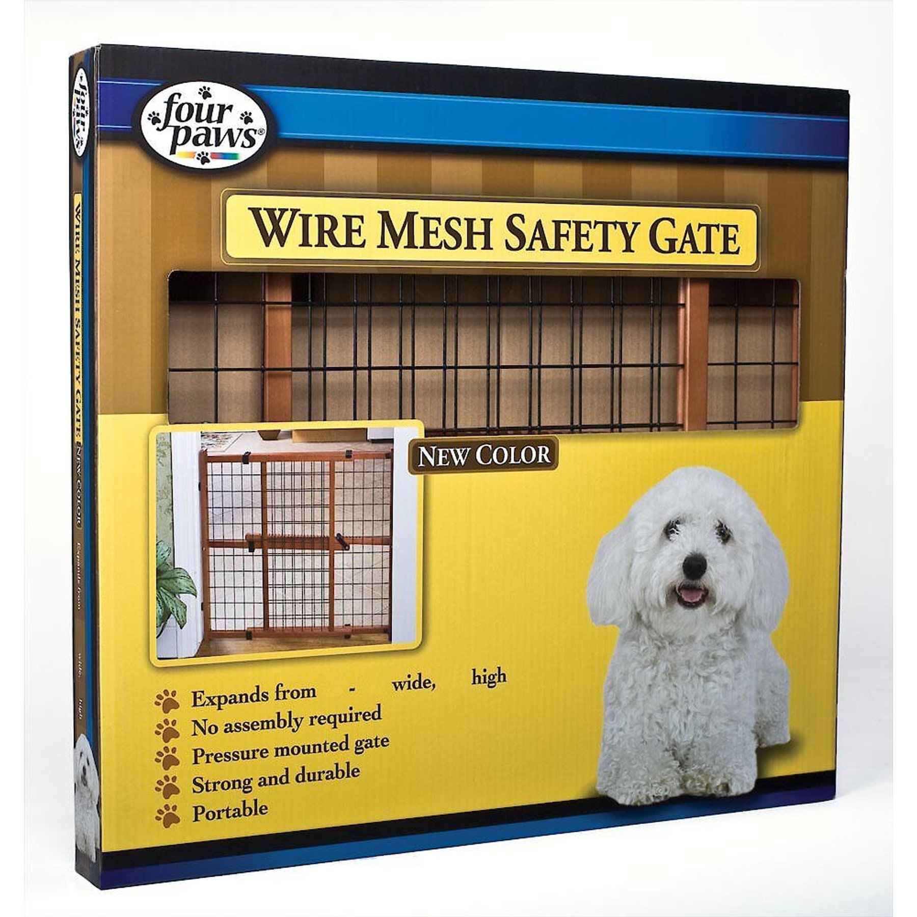 FOUR PAWS Wire Mesh Safety Gate Small Chewy