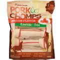 Premium Pork Chomps Bacon Flavor Knotz Dog Treats, 10 - 11 in, 4 count