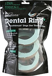 Omega Paw Dental Ring Medium/Large Dental Dog Treat, 3 count