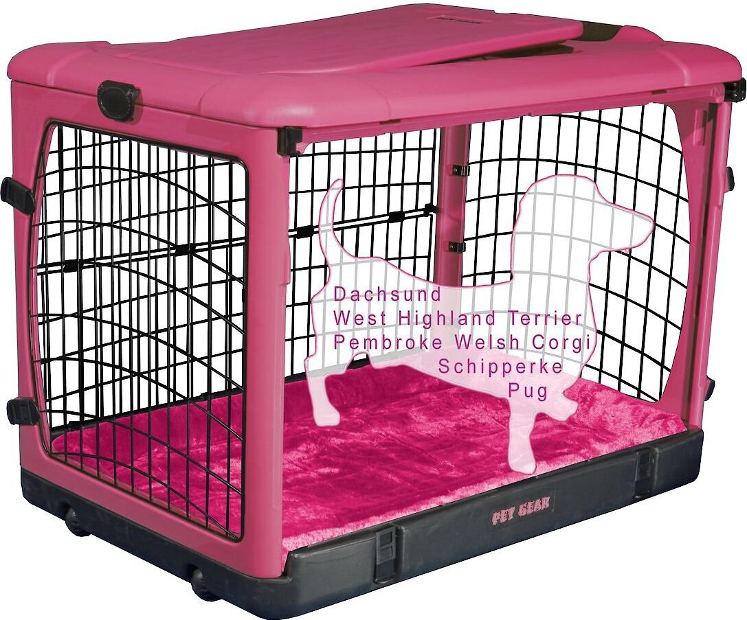 pet gear pink crate