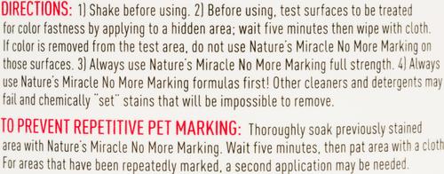 Show full view: No More Marking Pet Stain Remover & Odor Eliminator Refill, 1-gal bottle slide 4 of 8