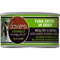 Dave's Pet Food Naturally Healthy Grain-Free Tuna Entree in Gravy Canned Cat Food, 5.5-oz, case of 24