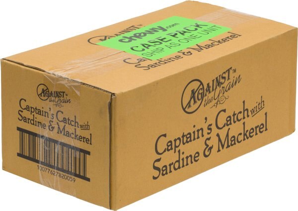 Against the Grain Captain's Catch with Sardine & Mackerel Dinner Grain-Free Canned Cat Food