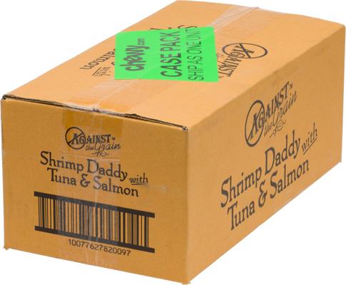 Show full view: Against the Grain Shrimp Daddy with Tuna & Salmon Dinner Grain-Free Canned Cat Food, 2.8-oz, case of 24 slide 3 of 4