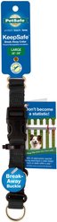 PetSafe Keep Safe Nylon Breakaway Dog Collar, Black, Large: 18 to 28-in neck, 1-in wide slide 2 of 4