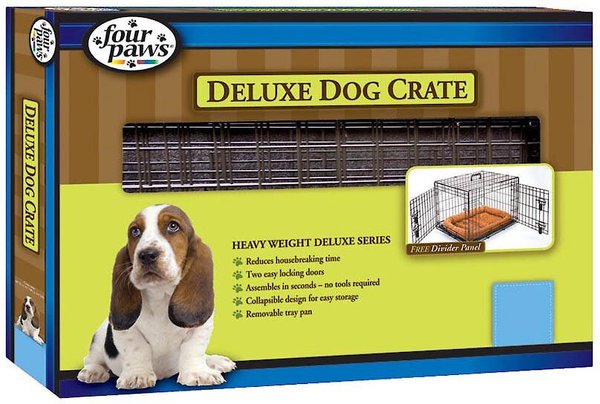 Four paws sale deluxe dog crate