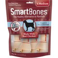SmartBones Medium Chicken Chew Bones Dog Treats, 4 count