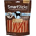 SmartBones SmartSticks Peanut Butter Chews Dog Treats, 10 count