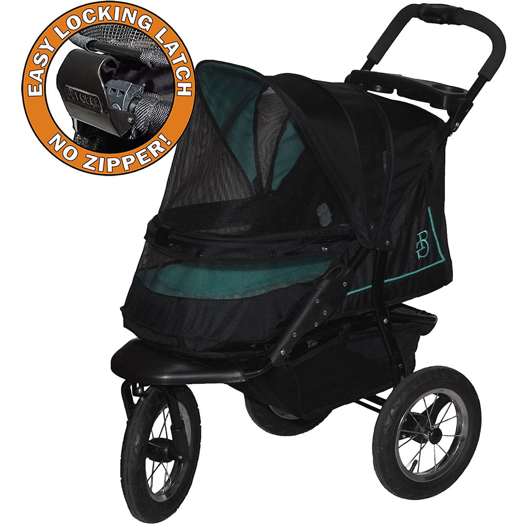 PET GEAR NV NoZip Dog & Cat Stroller, Skyline