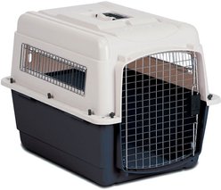 Petmate Ultra Vari Dog Kennel, Taupe/Black, 28-inch
