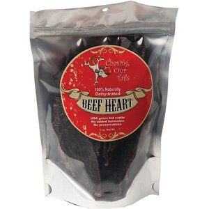 Chasing Our Tails Dehydrated Beef Heart Dog Treats, 5-oz bag